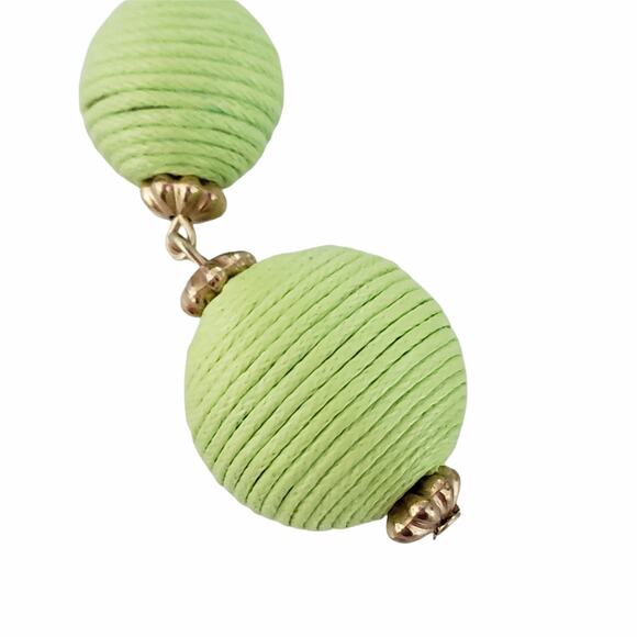 2 FOR $5 SALE New Green Bon Bon Fish Hook Earrings 3.5 Inches Long - Picture 5 of 7